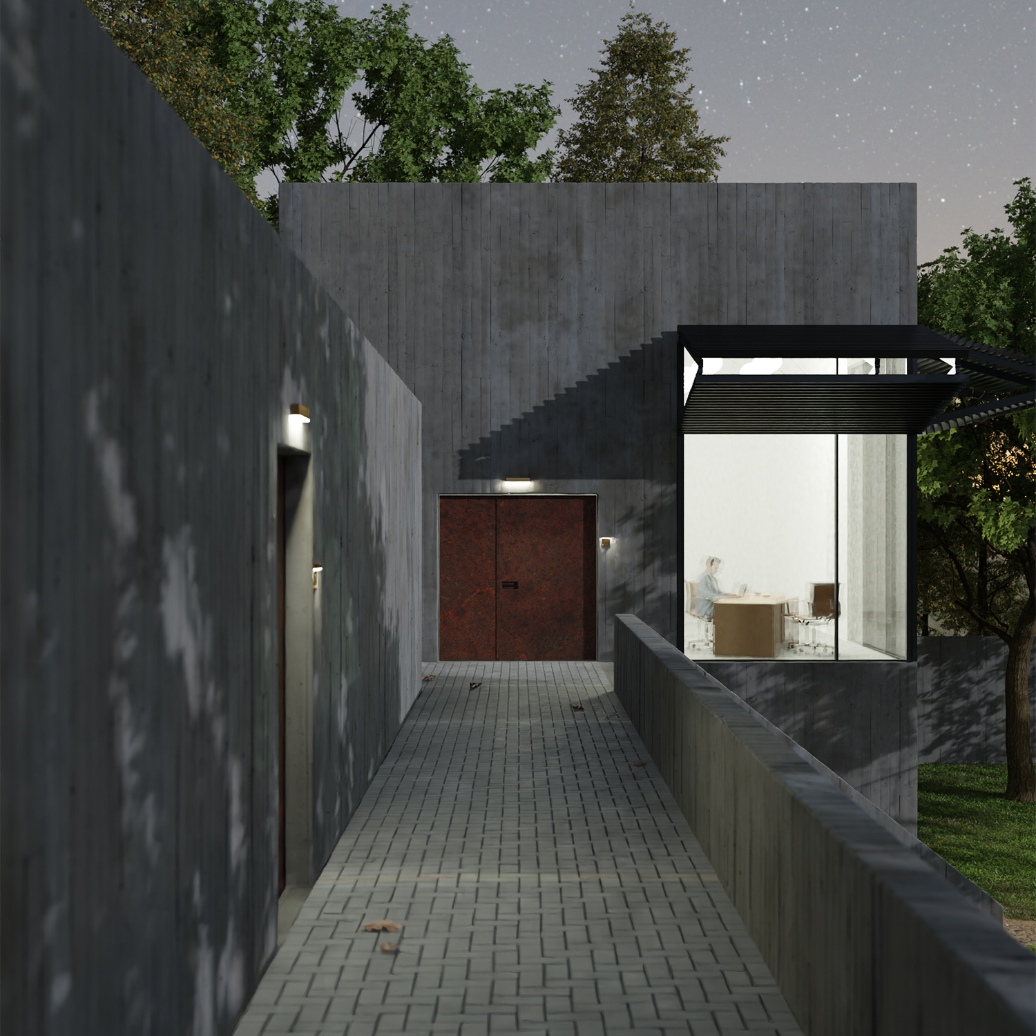 El Pueblo Concrete - Allée